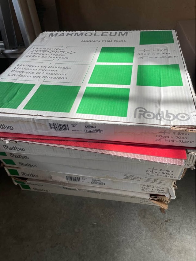 Forbo Linoleum Floor Tiles (New) - 53.82 sq.ft./box - photo 4