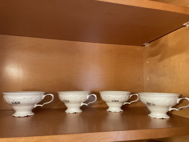 Set of 4 Edelstein Vintage Tea Cups - photo 2
