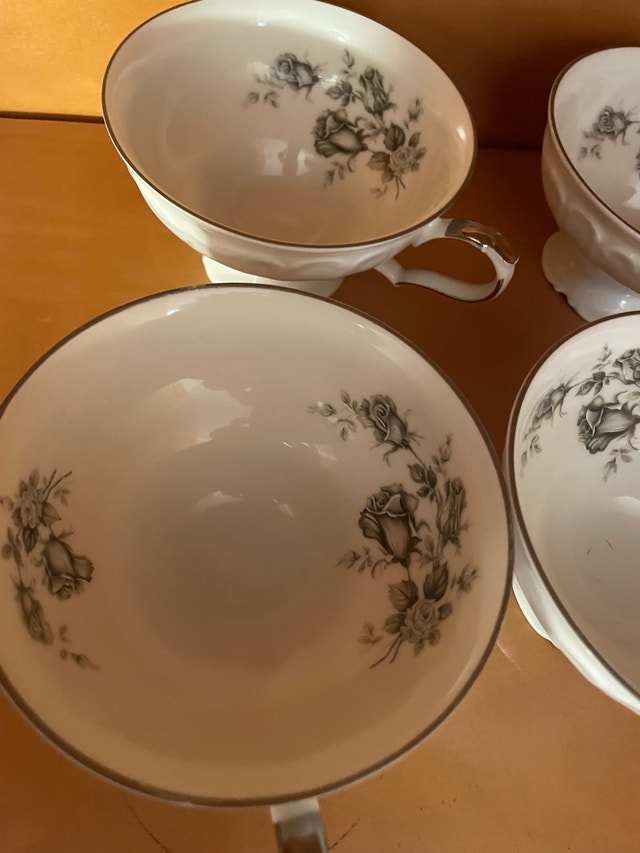 Set of 4 Edelstein Vintage Tea Cups - photo 4