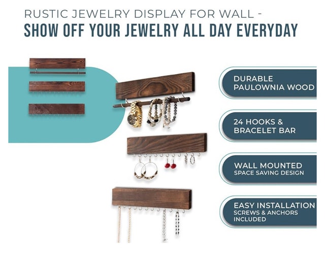 New in Box: Set of 3 Jewelry Organizers - photo 2