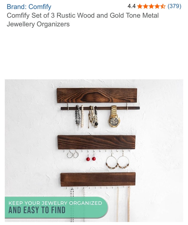 New in Box: Set of 3 Jewelry Organizers - photo 3