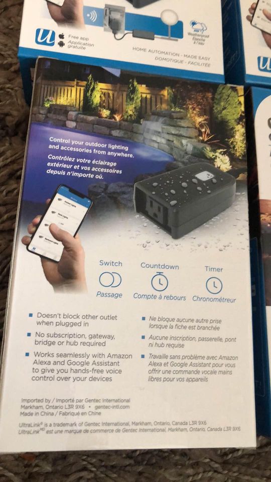 UltraLink WiFi Outdoor Smart Plug (New) - photo 3