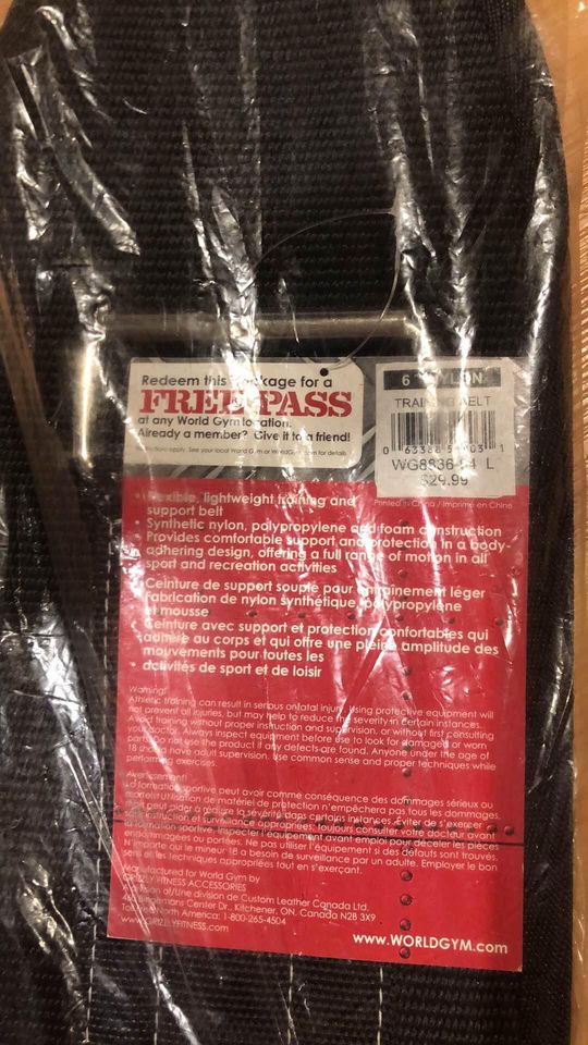 New Training Belt (L and XL Available) - photo 3