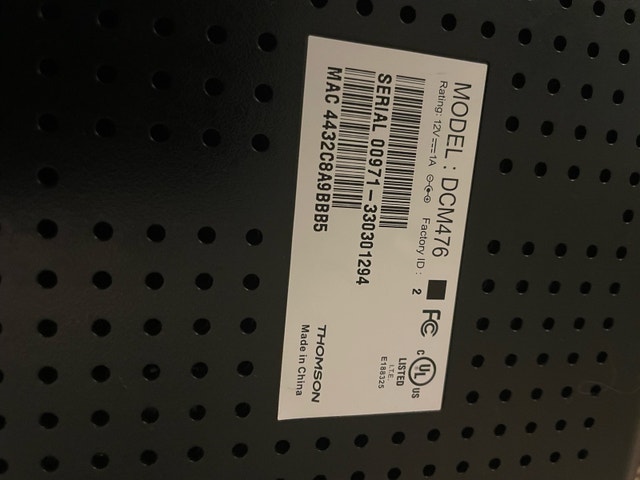 Thomson Modem DCM476 - photo 3