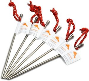Set of 6 New Titanium Tent Stakes (Several Sets Available) - photo 2