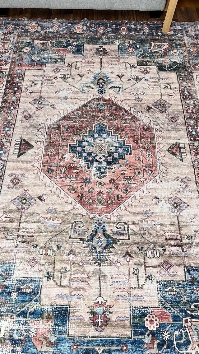 New 5'3" x 8' Machine-Washable Rugs (Different Patterns Availabl