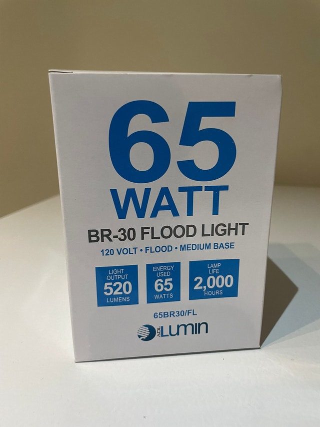 65-Watt BR30 Flood Light Bulbs (Many Available) - photo 4