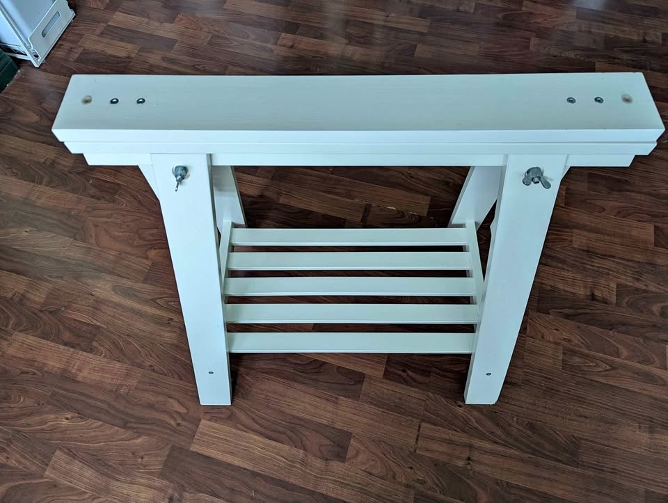 2 MITTBACK Trestle adjustable legs, White