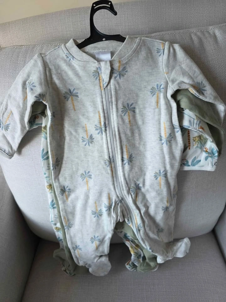 Anko Baby Sleepers 3 pack Size 0-3 months - photo 2