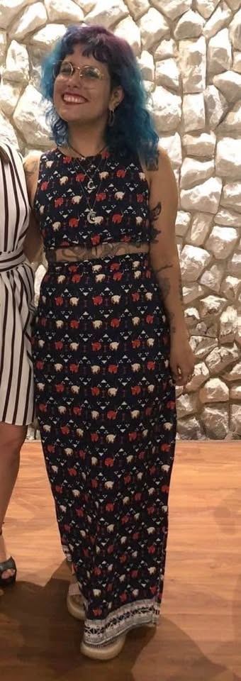 Emu allover print dress - Small - photo 5