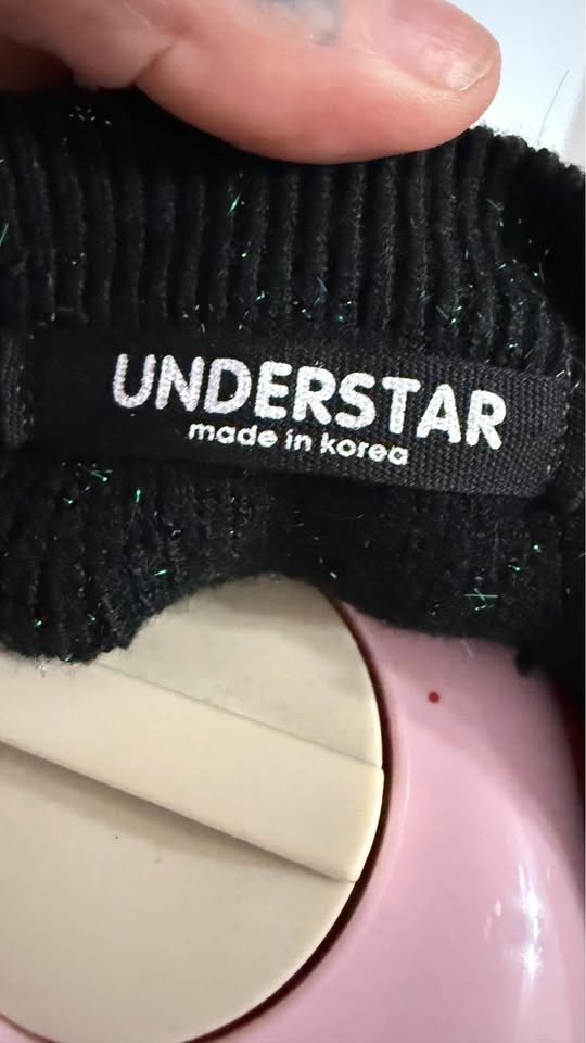 Understar Sparkly Black Short Sweater - Fits Medium - photo 4