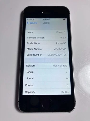 Apple iPhone SE 32GB Silver 1st Gen (Unlocked)
