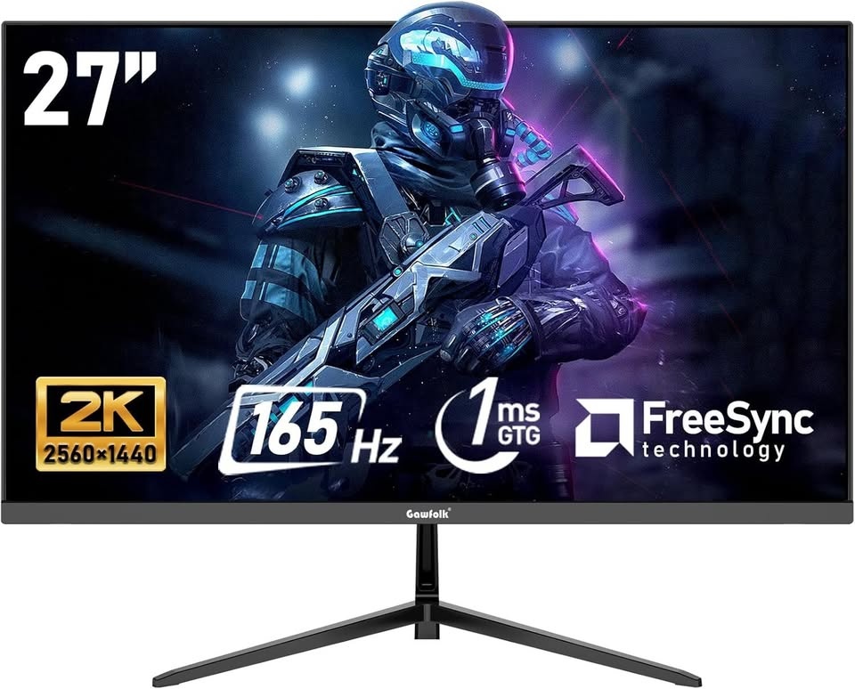 Gawfolk 27" 2K Gaming Monitor (GF 270L) - 165Hz, 1ms