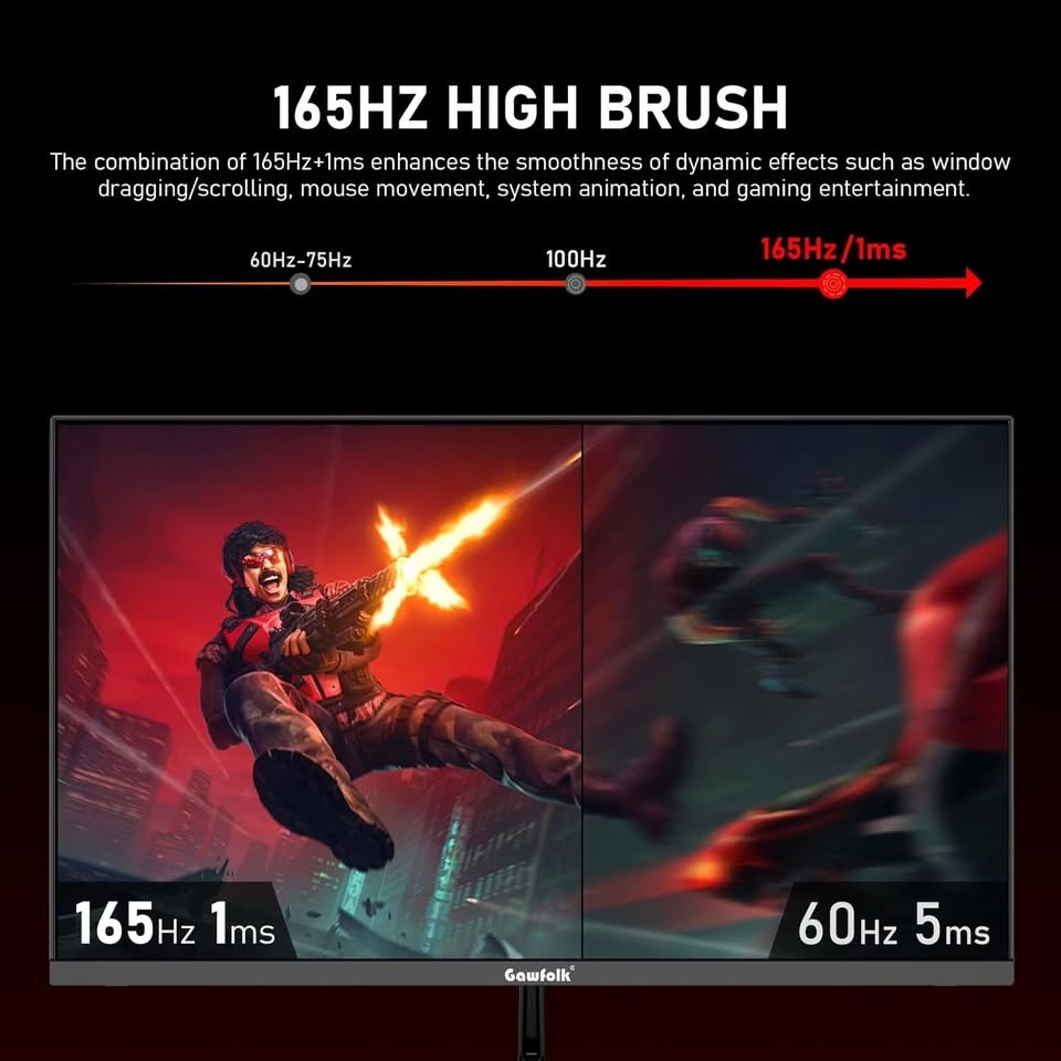 Gawfolk 27" 2K Gaming Monitor (GF 270L) - 165Hz, 1ms - photo 3