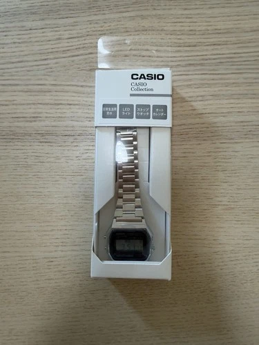 Authentic Casio Men Wrist Watch A158WA-1JH Silver - photo 4