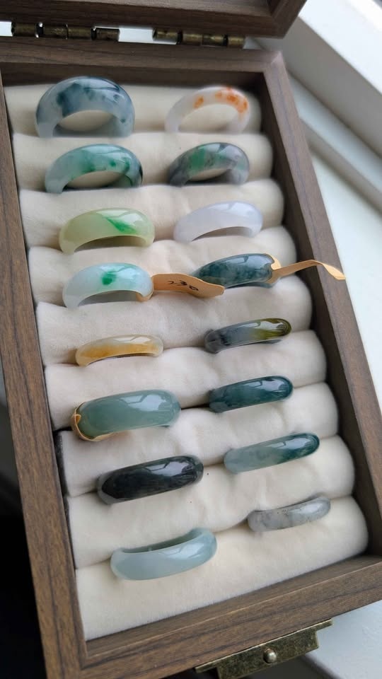 Grade A Burmese Jadeite Rings (Certified)