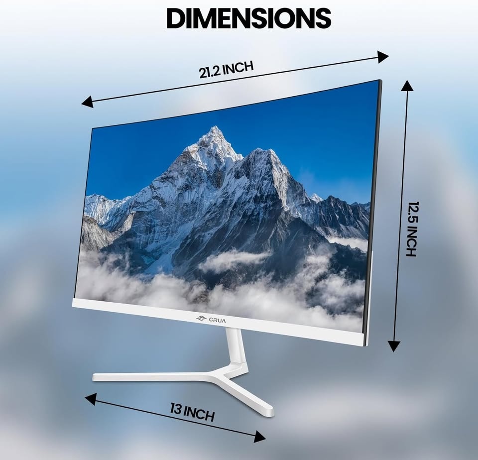 CRUA 24" Curved Gaming Monitor - FHD 1080p, 165Hz/200Hz - photo 3