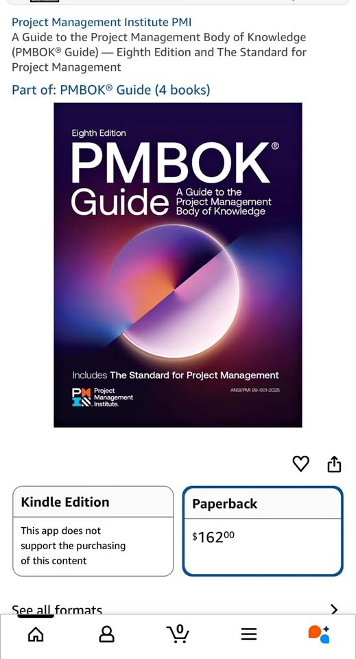 PMBOK Guide 8th Edition and The Standard for Project Management