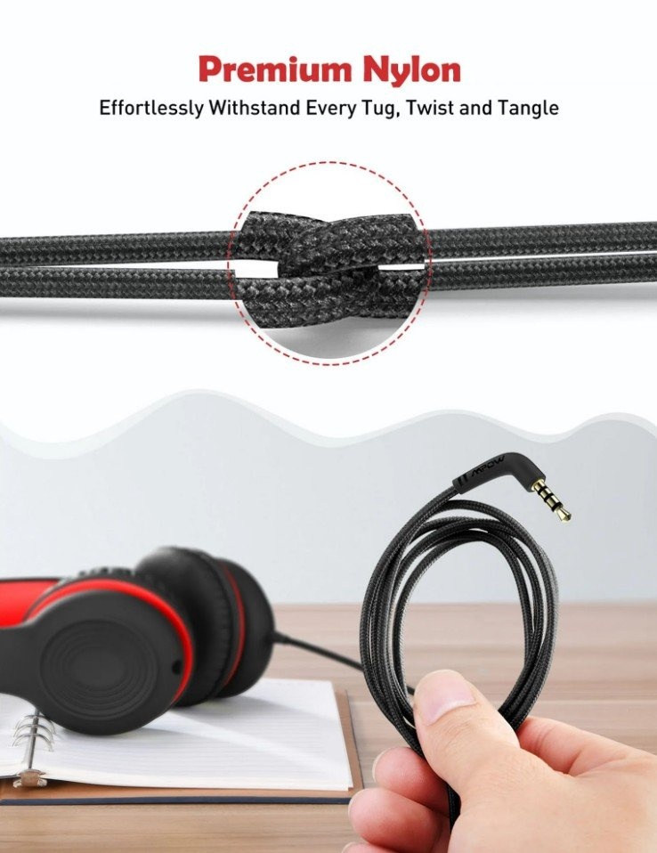 MPOW Kids Headphones with Mic, Volume Limit - photo 5