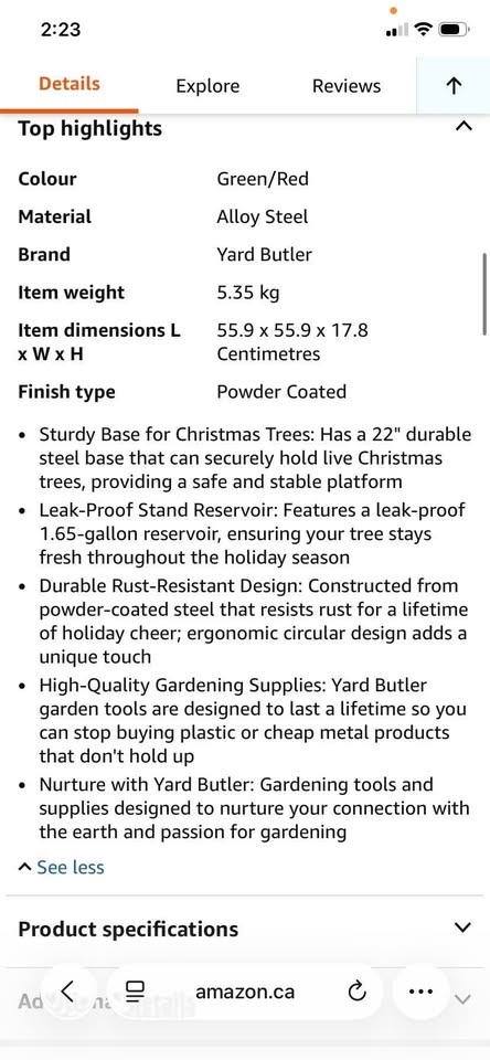 Heavy Duty Christmas Tree Stand - photo 4