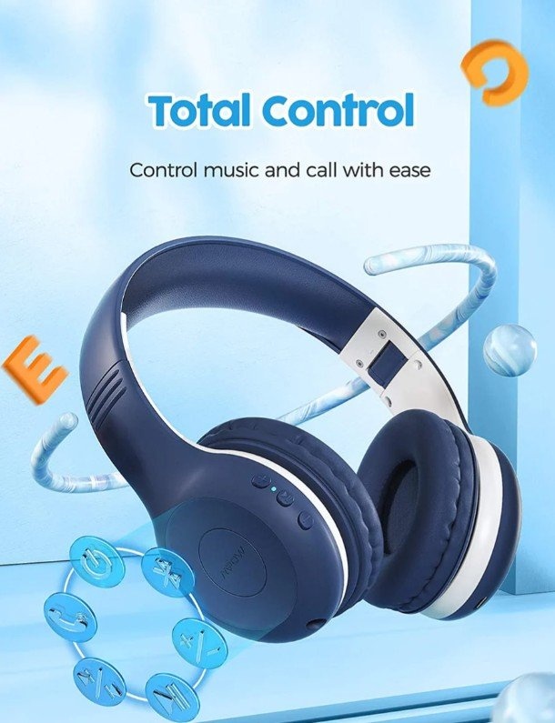 Mpow CH6 Plus Kids Bluetooth Headphones (Pink) - photo 4