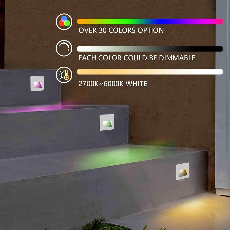 RGB Step Lights, 6-Pack - photo 4