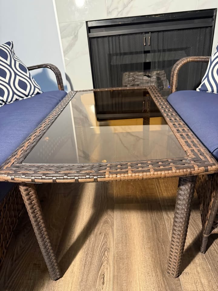 Hampton Bay 3-piece Wicker Patio Furniture - photo 3