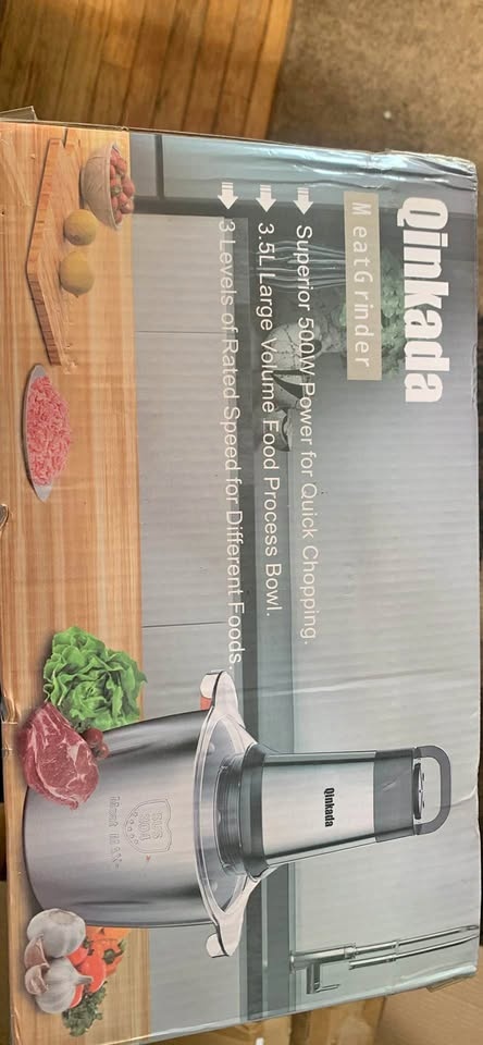 Qinkada 500W 3.5L Meat Grinder Food Processor