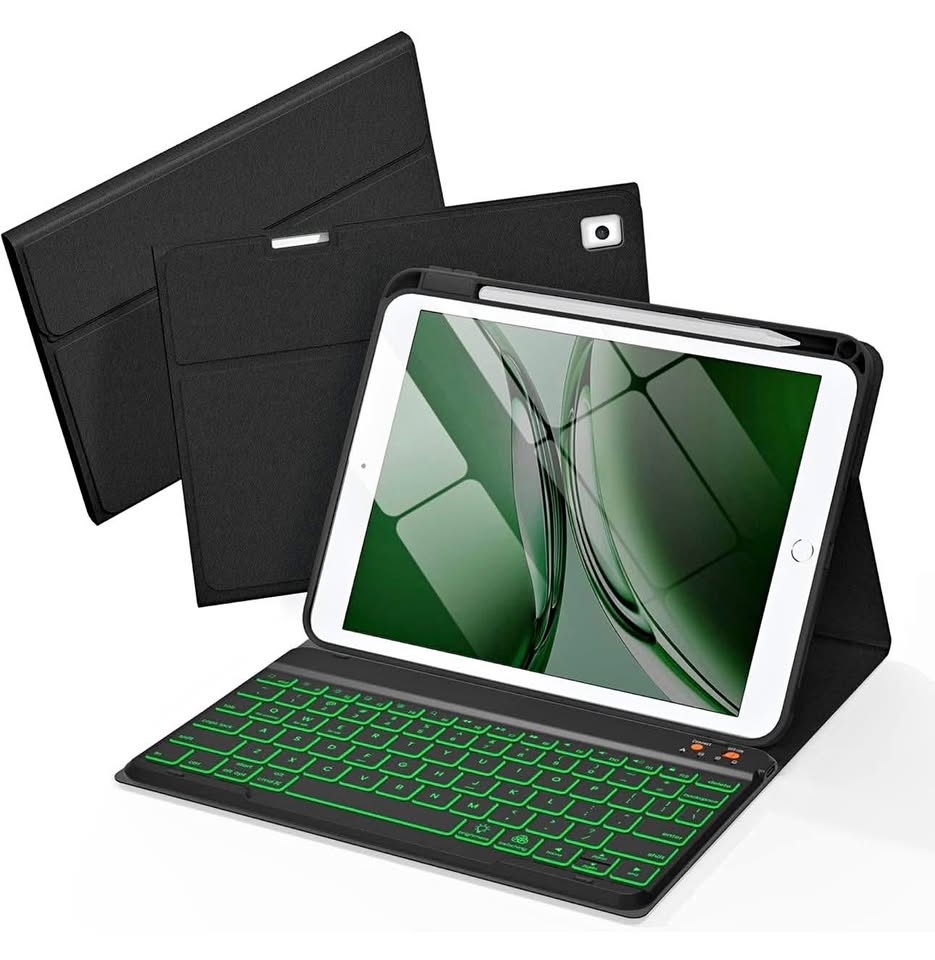iPad 9.7" Folio Keyboard Case (Senyoson) - 2018/2017/Air 2