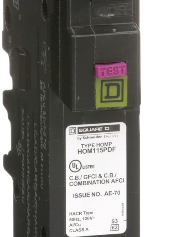 Mini Circuit Breaker, Homeline, 15A, 1 Pole, GFCI/AFCI - photo 2