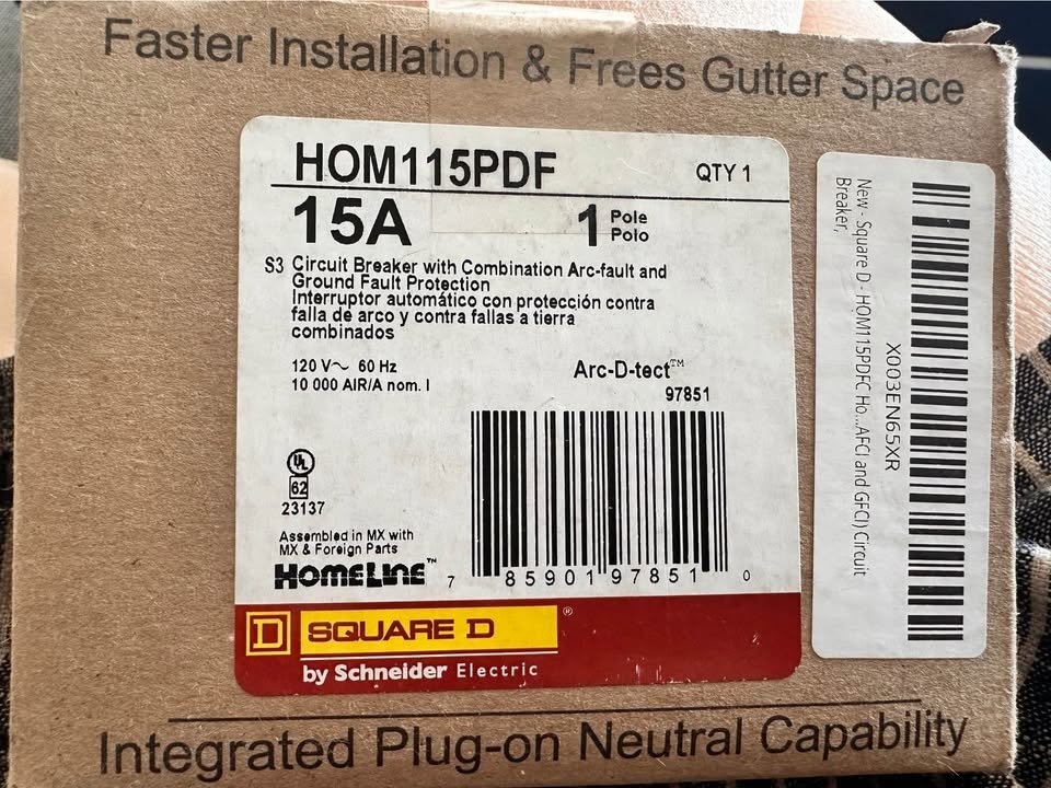 Mini Circuit Breaker, Homeline, 15A, 1 Pole, GFCI/AFCI - photo 5