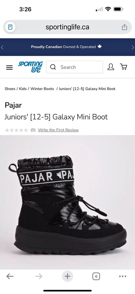 Pajar Juniors Galaxy Mini Boot (35) - Used