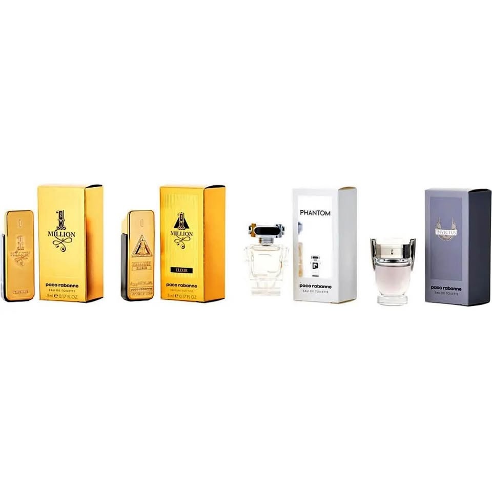 Paco Rabanne 4Pcs Set 0.17 oz/5ml Each
