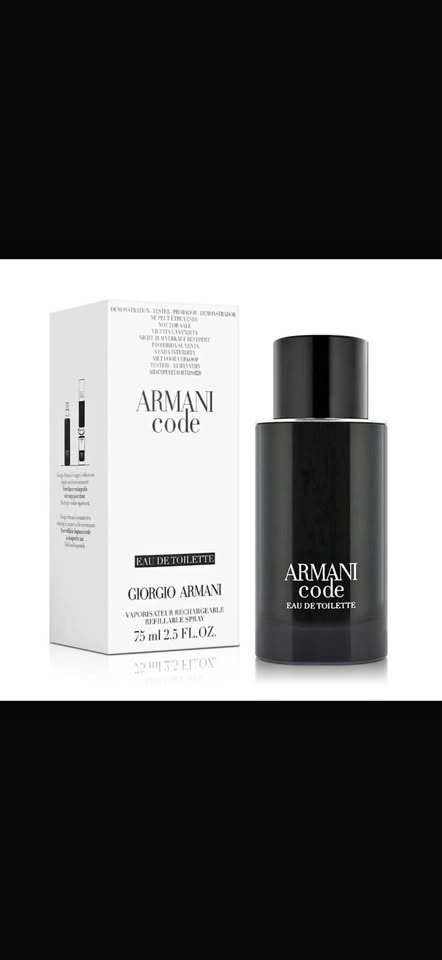 Armani Code EDT Tester 2.5 oz|75ml