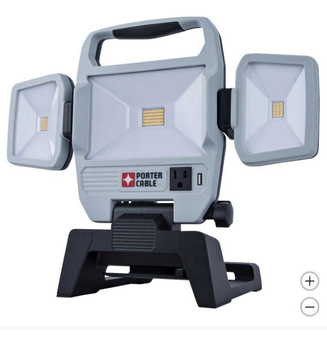 Porter Cable Triple Head Folding Work Light (Hwy 7/Leslie)