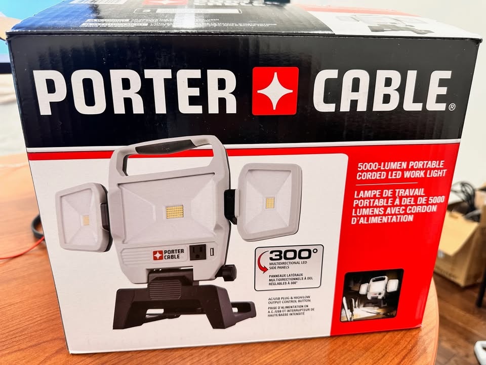 Porter Cable Triple Head Folding Work Light (Hwy 7/Leslie) - photo 3