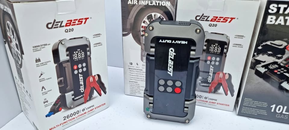 Celbest 4-in-1 Jump Starter & Tire Inflator - 3750A