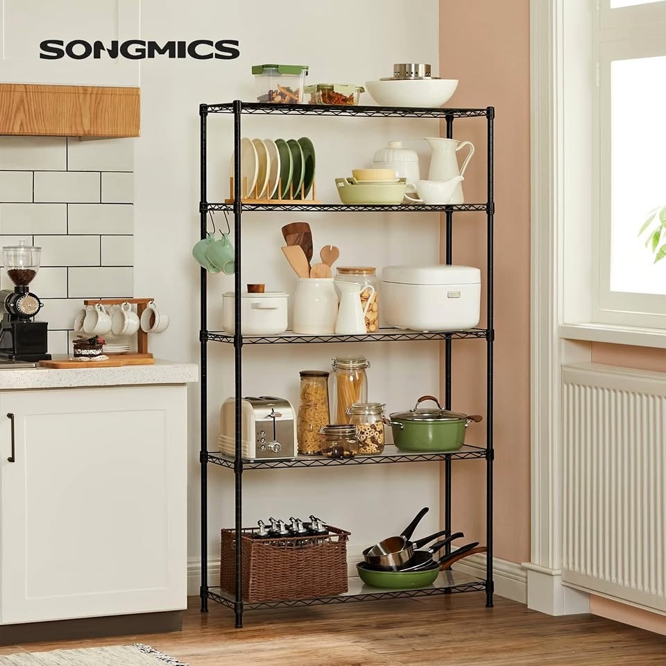 5-Tier Metal Storage Shelves