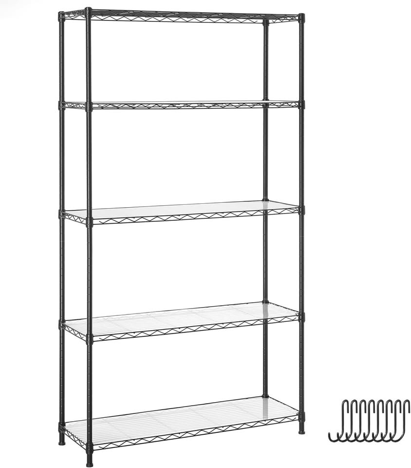 5-Tier Metal Storage Shelves - photo 2
