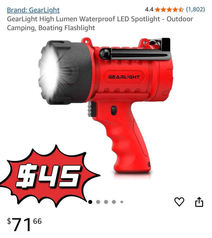 GearLight High Lumen Waterproof LED Spotlight - photo 3