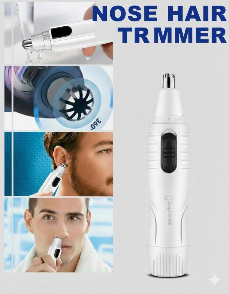 Nose Hair Trimmer, Ear & Nose Trimmer, Cordless - photo 3