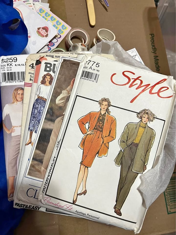 Sewing Stuff: Fabric, Patterns, Stuffing & Iron-On Bits