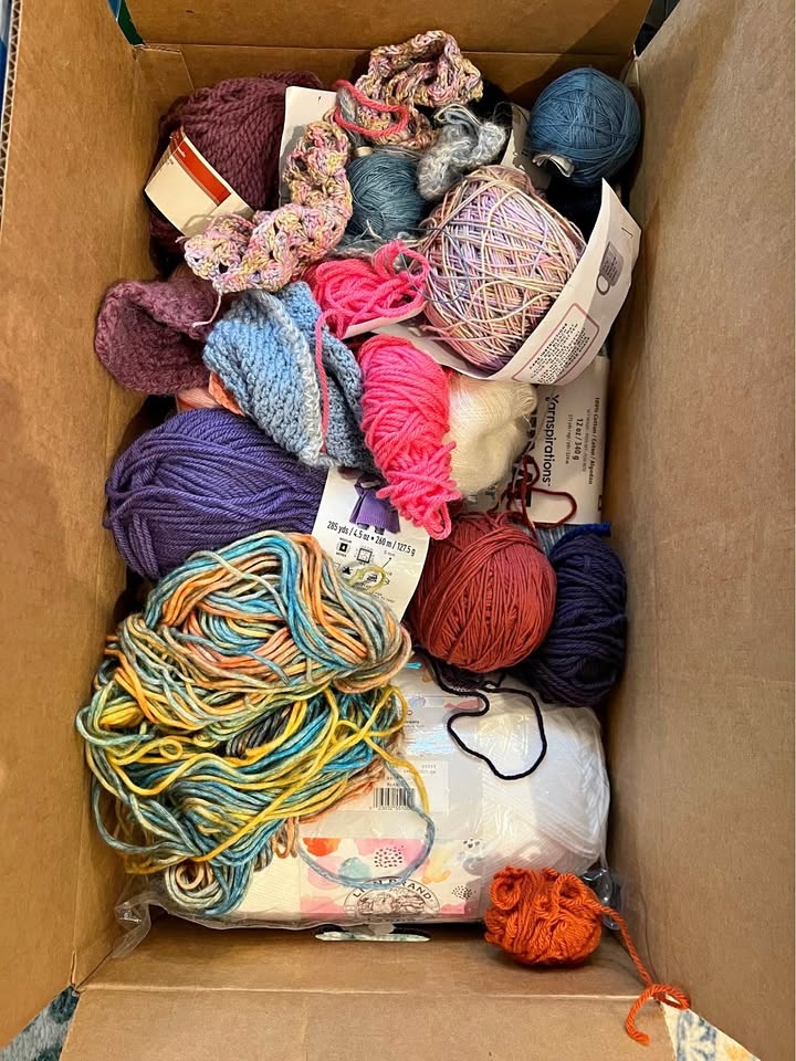 Big box of yarns!!
