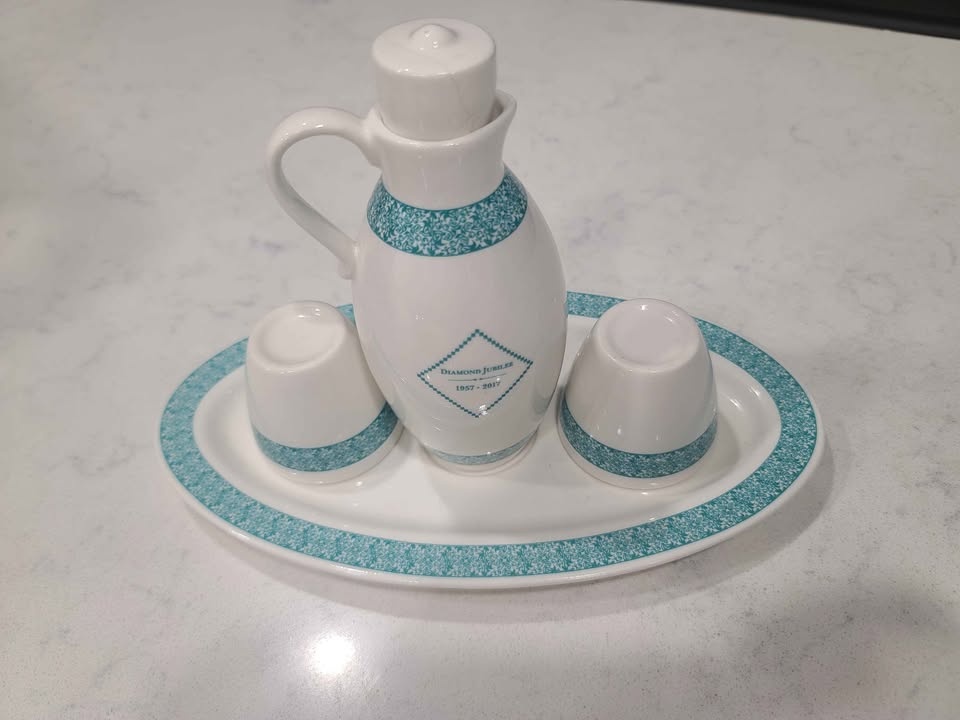 Ceramic Serving Set with Tray, Jug & Cups - photo 2