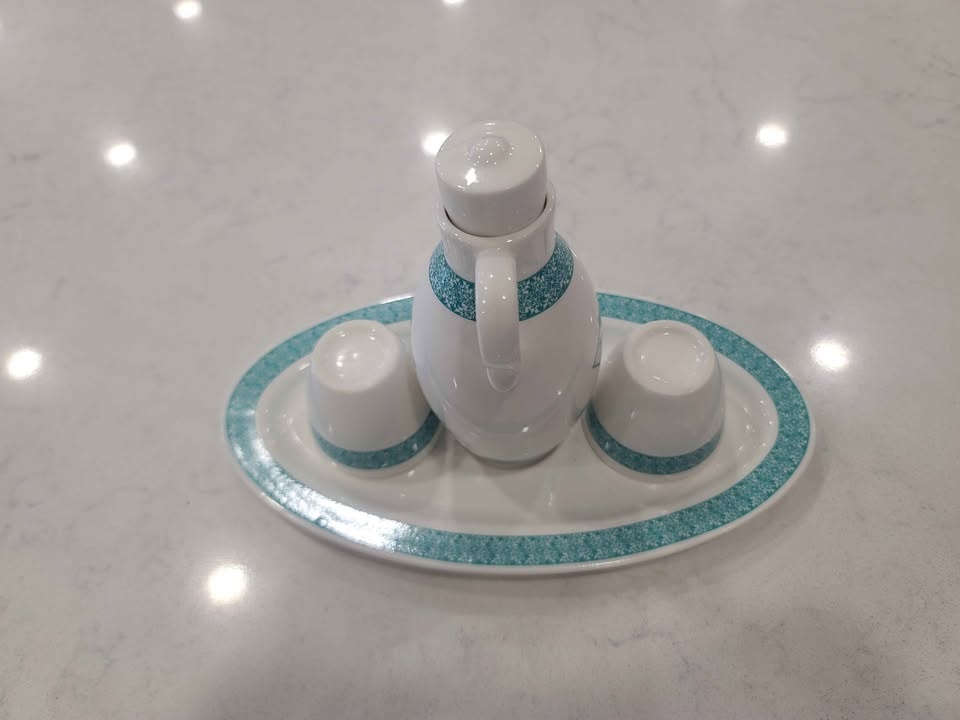 Ceramic Serving Set with Tray, Jug & Cups - photo 3