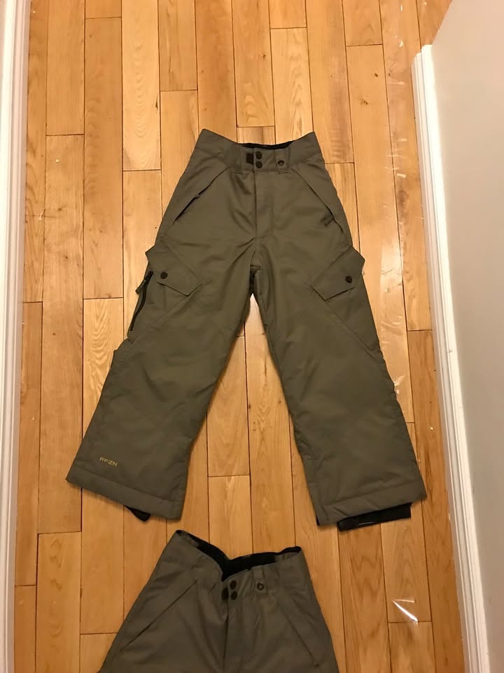 Ripzone Youth Ski Snowboard Pants Green Size S/M
