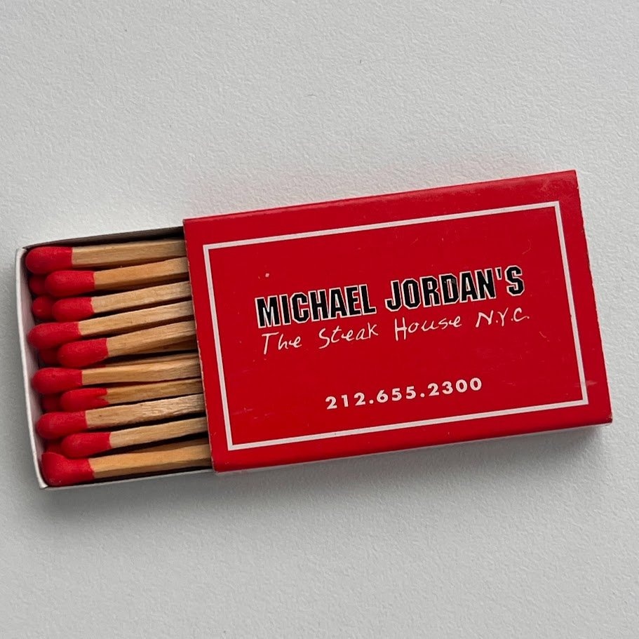 Michael Jordan Steak House NYC Matchbook - Sports Memorabilia - photo 2