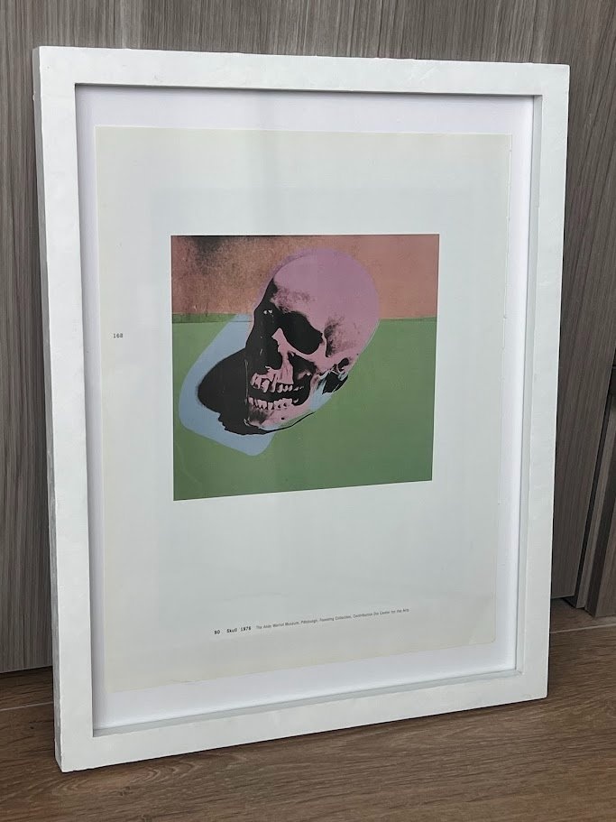 Framed Andy Warhol "Skull" Pop Art Print - photo 3