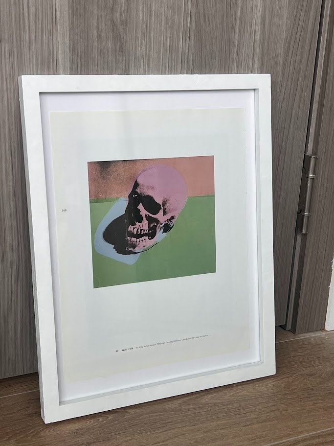 Framed Andy Warhol "Skull" Pop Art Print - photo 4