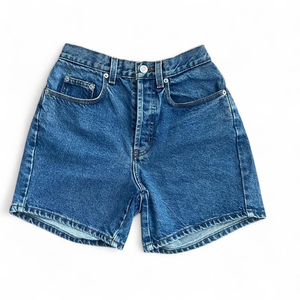 Vintage Easywear High-Waisted Denim Shorts - photo 2